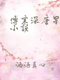 傅寒深唐星挽的小说