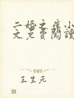 二婚之痒小说全文免费阅读