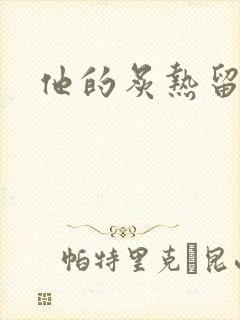 他的炙热留在了