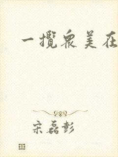 一揽众美在三国