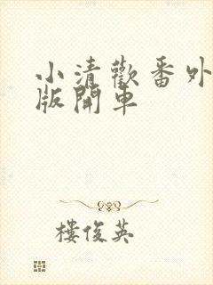 小清欢番外完整版开车