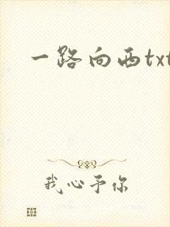 一路向西txt