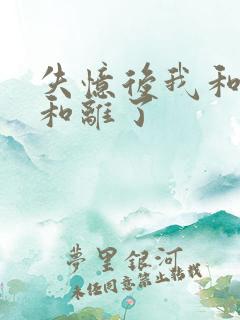 失忆后我和王爷和离了