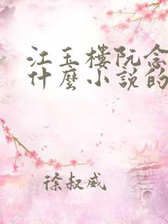 江玉楼阮念笙是什么小说的名字