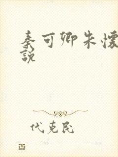 秦可卿朱怀镜小说