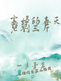 寡妇的春天白花儿刘三斤