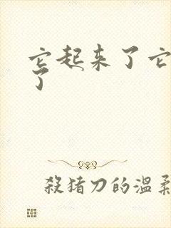 它起来了它想你了