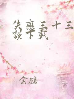 失恋三十三天小说下载