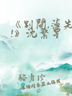 《别闹,薄先生!》沈繁星