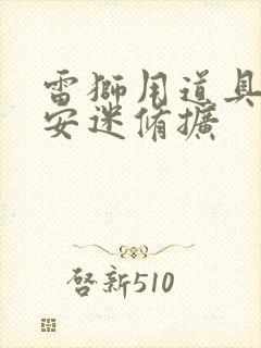 雷狮用道具玩哭安迷修扩