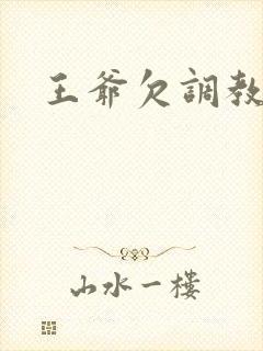 王爷欠调教
