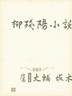 柳残阳小说下载