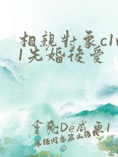 相亲对象c1v1先婚后爱