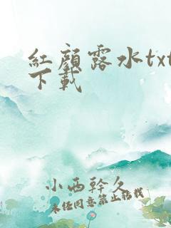 红颜露水txt下载