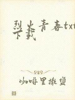 烈火青春txt下载