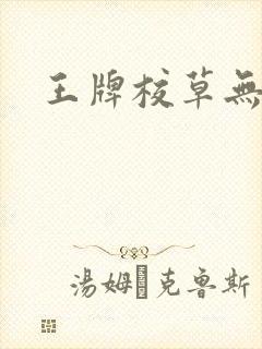 王牌校草无限爱
