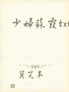 少妇苏霞txt