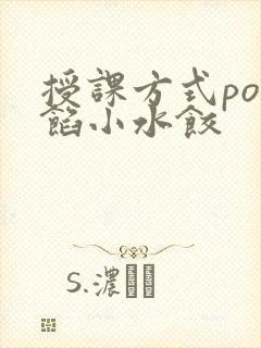 授课方式po肉馅小水饺
