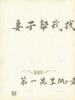 妻子帮我找老婆