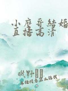 小么哥结婚视频直播高清