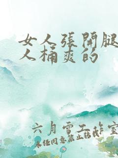 女人张开腿让男人桶爽的