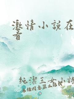 激情小说在线观看