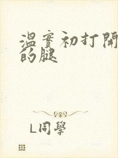 温实初打开眉庄的腿