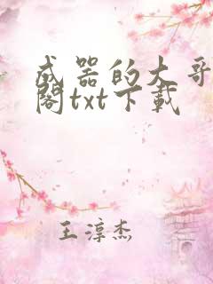 成器的大哥笔趣阁txt下载