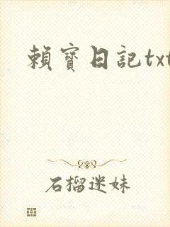 赖宝日记txt