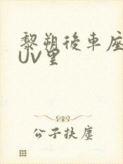 黎朔后车座上SUV里