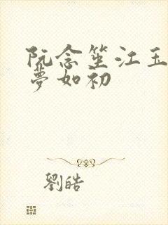 阮念笙江玉楼回梦如初