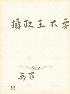 摄政王不要