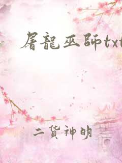 屠龙巫师txt