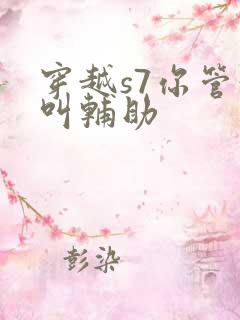 穿越s7你管这叫辅助