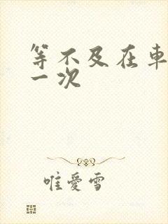 等不及在车里做一次