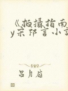 《拍摄指南》by宋祁言小说