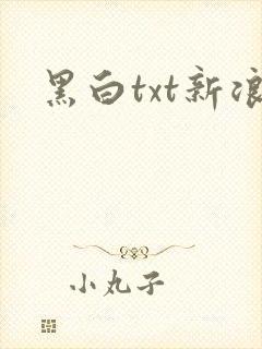 黑白txt新浪