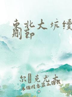 东北大坑续集未删节