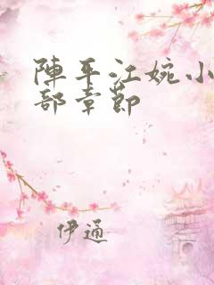 阵平江婉小说全部章节