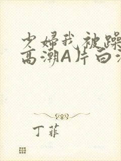 少妇我被躁爽到高潮A片白洁