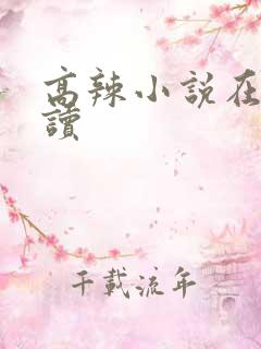 高辣小说在线阅读