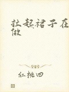 拉起裙子在厨房做