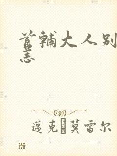 首辅大人别来无恙