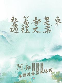 整篇都是车的肉过程文案