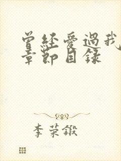 曾经爱过我刘念章节目录