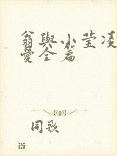 翁与小莹凌晨欢爱全篇