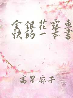金银花露车速最快的一本书