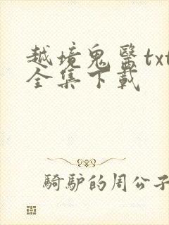 越境鬼医txt全集下载