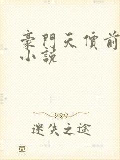 豪门天价前妻 小说