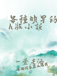 各种明星的综艺h版小说